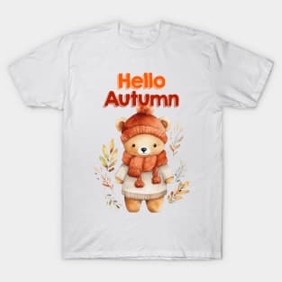 Watercolor Summer Bear T-Shirt